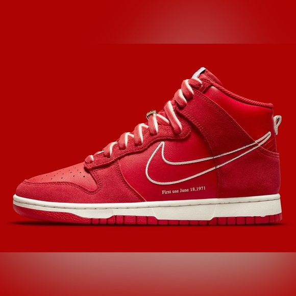 Nike Dunk High ‘First Use’ Red - Picture 9 of 9